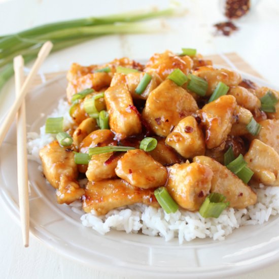 Gluten Free Chinese Honey Chicken