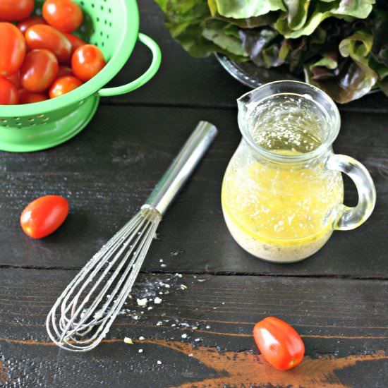 Raw Garlic Salad Dressing