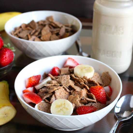 Homemade Bran Flakes Cereal