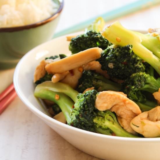 Broccoli and Chicken Stir Fry