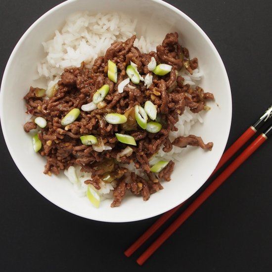 Korean Beef Bowl