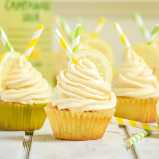 Pisco Sour Cupcakes+Lemon Frosting