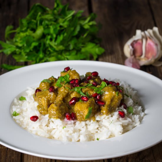 Persian Chicken with Pomegranate