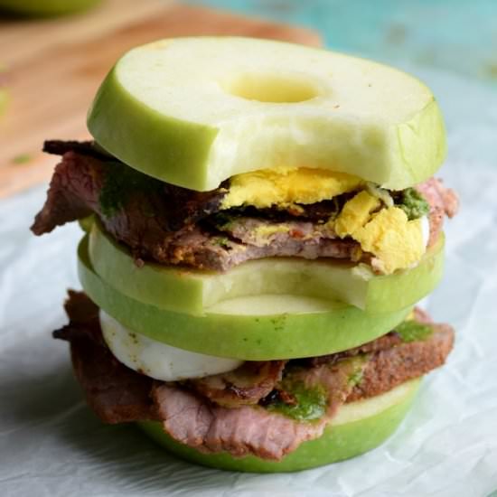 Roast Beef Apple Sandwiches