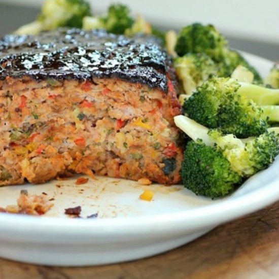 Vegetable Turkey Meatloaf