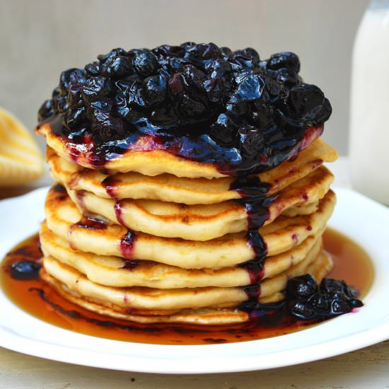 Vegan Blueberry Pancakes