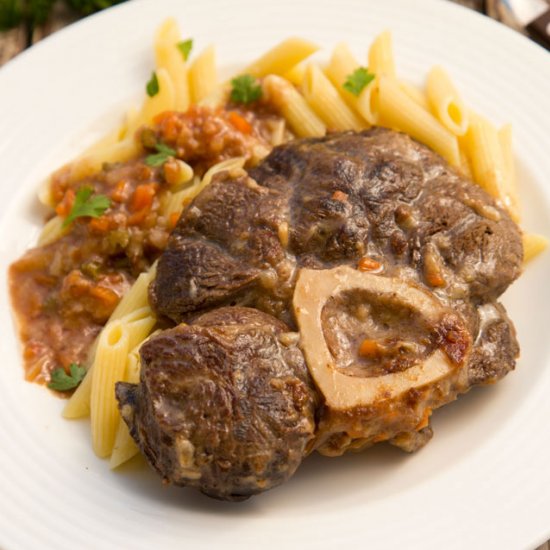 Tasty Osso Bucco with Pasta