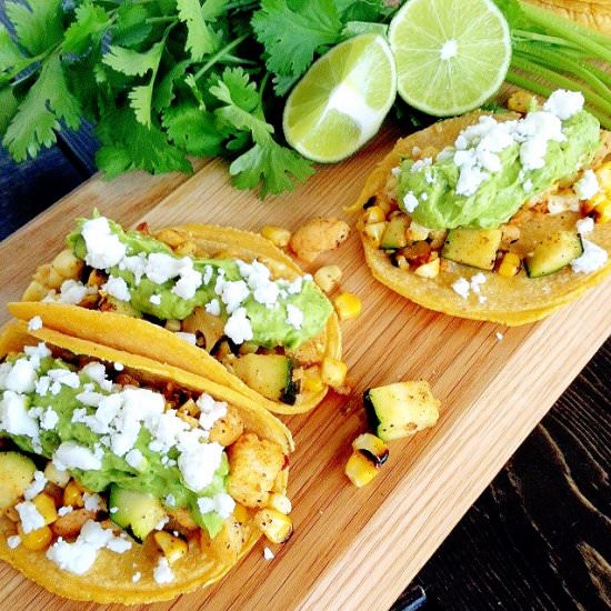 Roasted Veggie Mini Tacos