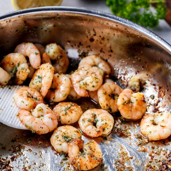 Lemon Paprika Garlic Prawns