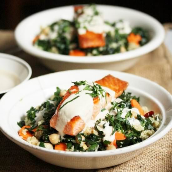 Salmon and Quinoa Bowls