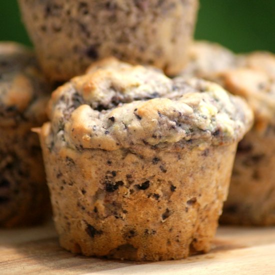 Bakery Style Blueberry Muffins