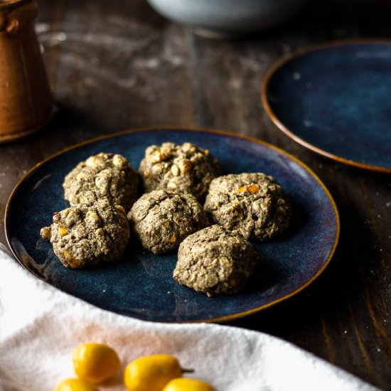 Kumquat Buckwheat Breakfast Cookies