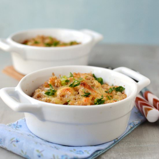 Cheesy Baked Farro