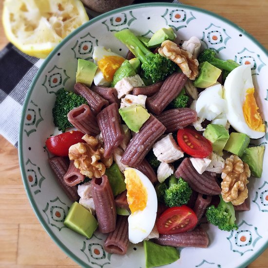 Lemon Beetroot Penne Salad