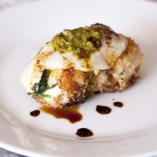 Ricotta and Spinach Stuffed Chicken