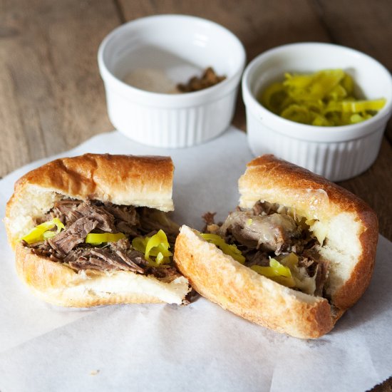 Beef Peperoncini Sandwich