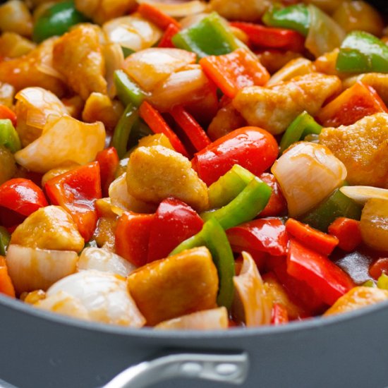 Lighter Sweet and Sour Chicken