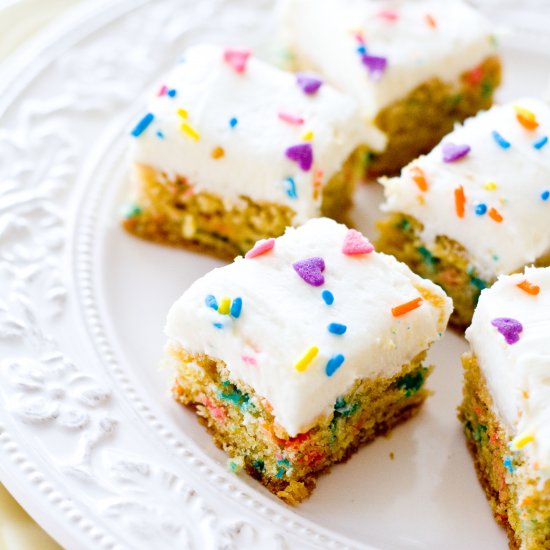 Funfetti Blondie Bites