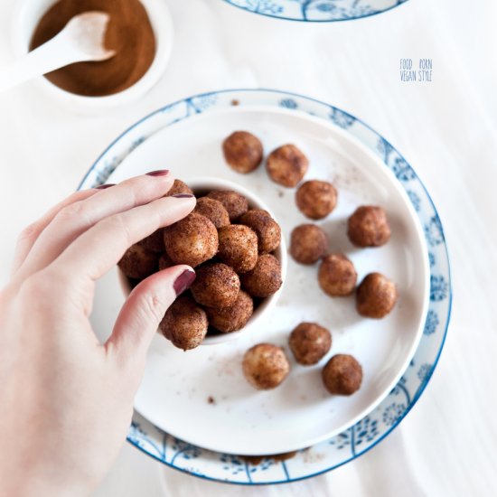 Marzipan Truffles with Cinnamon