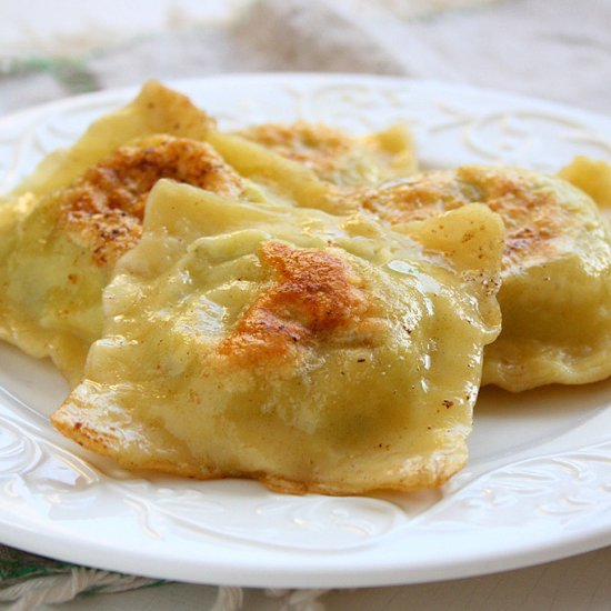 Goat Cheese Potato Ravioli