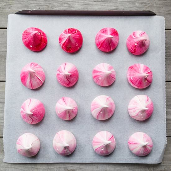 Ombre Meringue Kisses