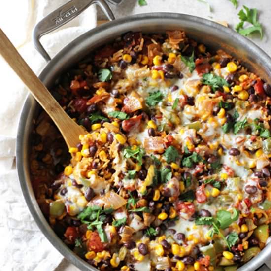 Skillet Mexican Rice Casserole