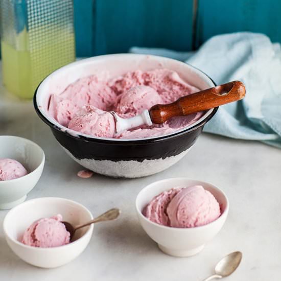 Raspberry & Limoncello Ice Cream