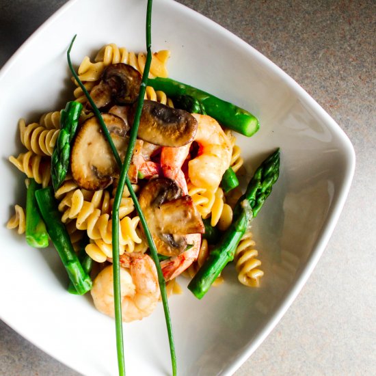 Pasta with Cremini Mushrooms