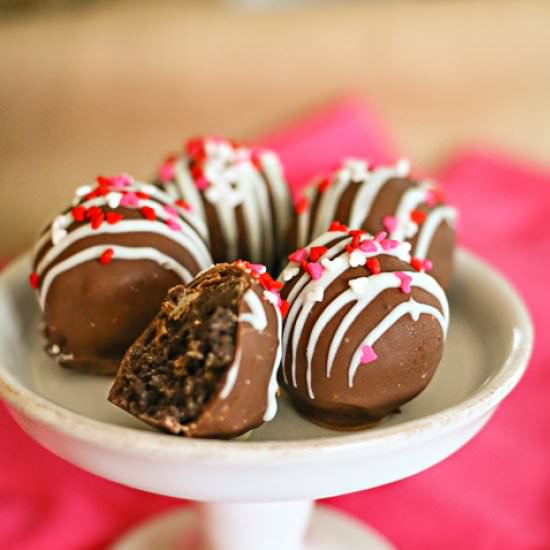 Valentine Oreo Truffles