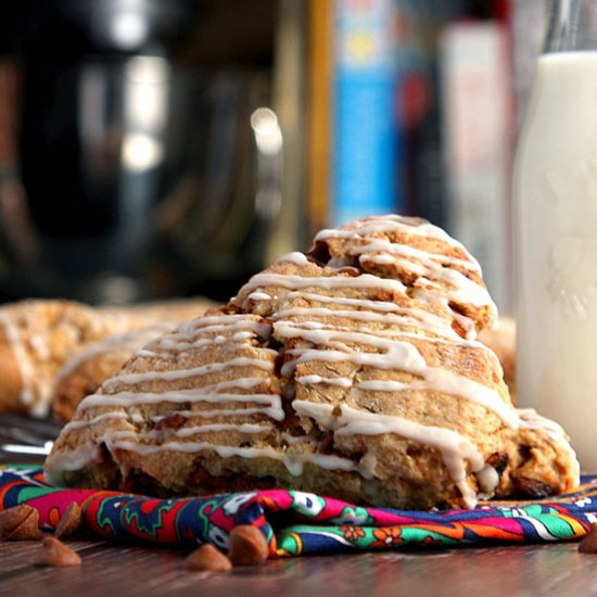 Cinnamon Bun Scones