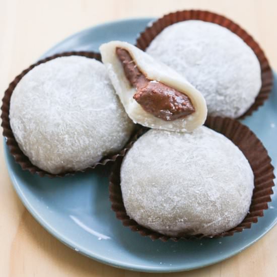 Hazelnut Butter (Nutella) Mochi