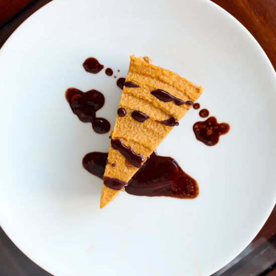 Vegan Pumpkin Spice Cheesecake