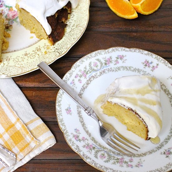 Gluten-Free Orange Coconut Cake