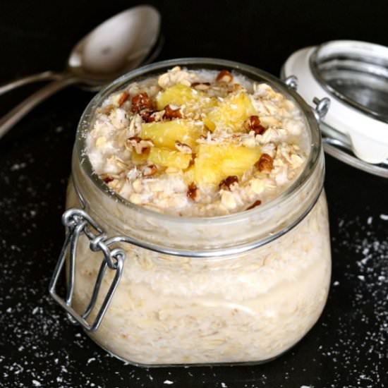 Coconut Banana Overnight Oats