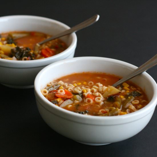 Vegetable Alphabet Soup