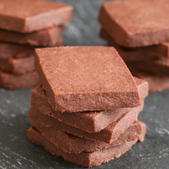 Chocolate Shortbread Cookies