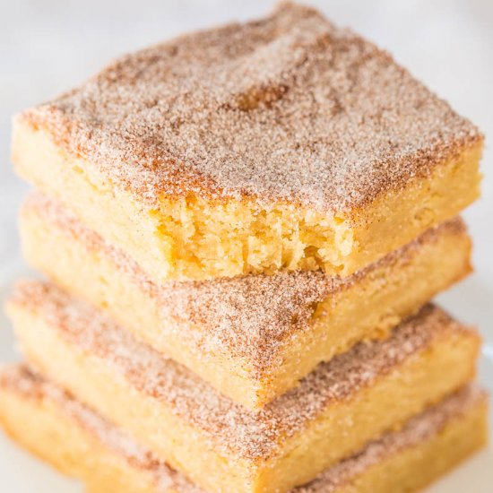 The Best Snickerdoodle Bars