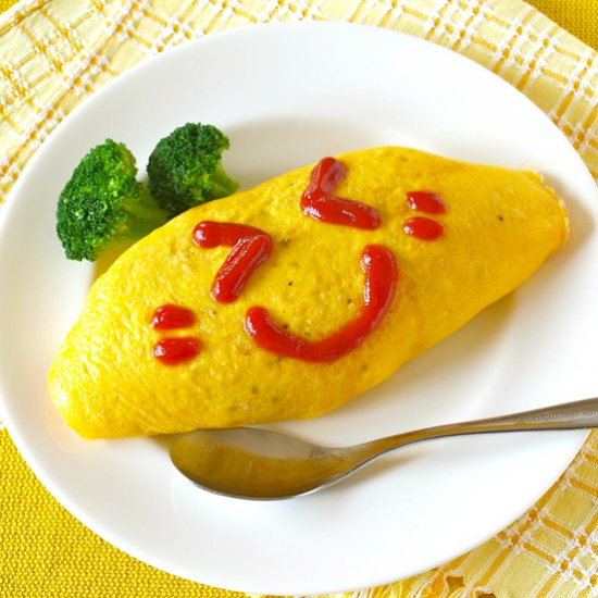 Omurice (Japanese Omelet Rice)