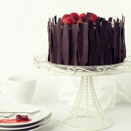 Chocolate Mousse Forest Cake