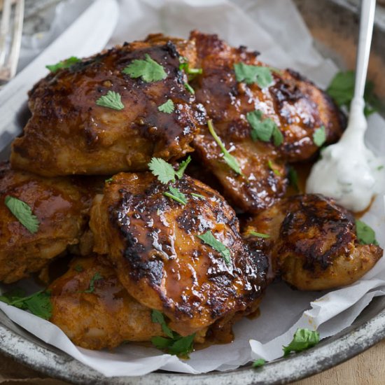 Sweet & Spicy Indian Chicken