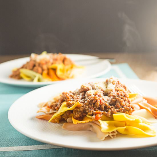 Tuscan Pork Ragu with Pasta