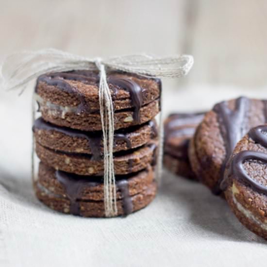 Buckwheat Walnut Cookies