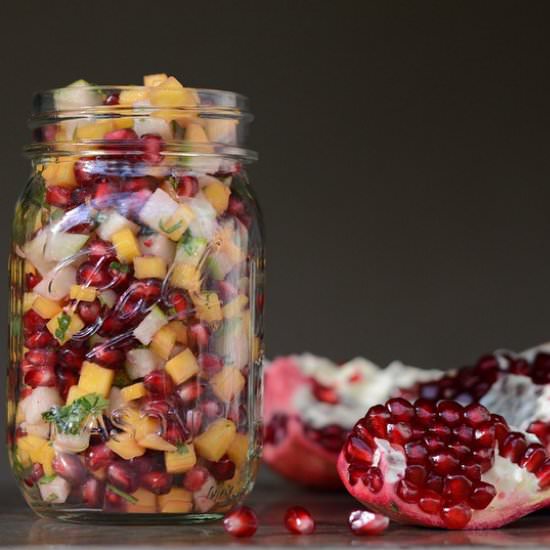 Pomegranate Apple Mango Salsa