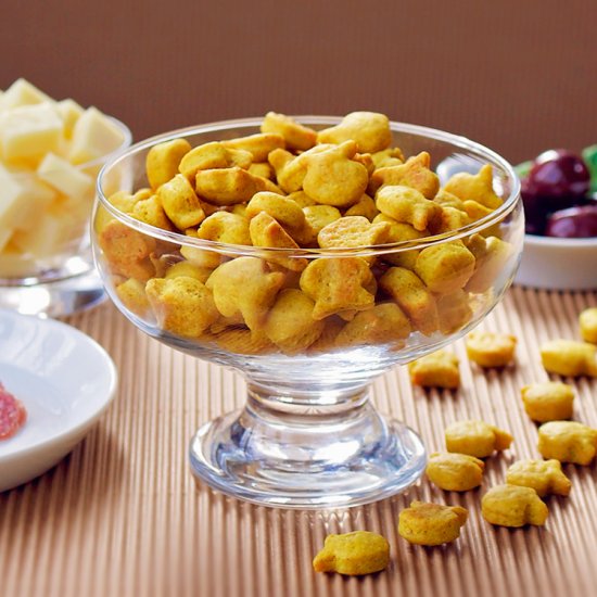 Sourdough Einkorn Goldfish Crackers