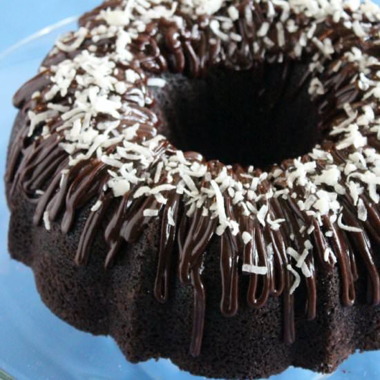 Chocolate Coconut Bundt Cake