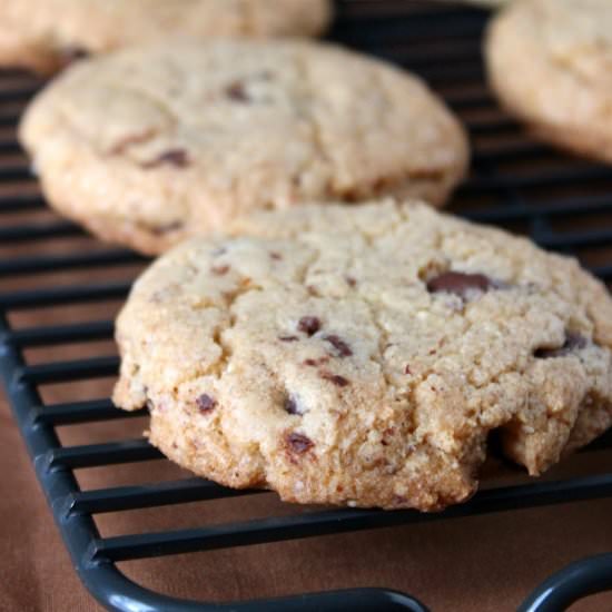 Almond Chocolate Chip Cookies