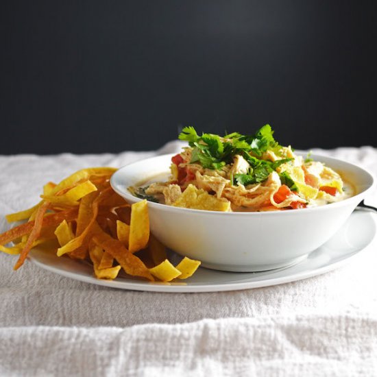 Crock Pot Chicken Tortilla Soup