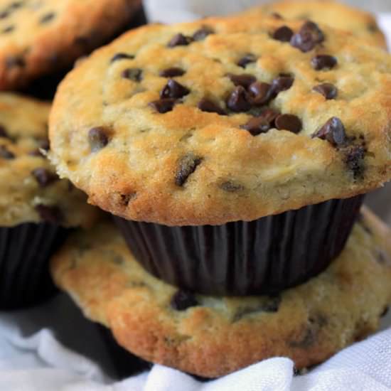 Banana Chocolate Chip Muffins