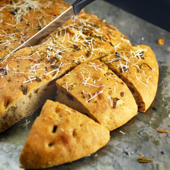 Rosemary Sage Focaccia