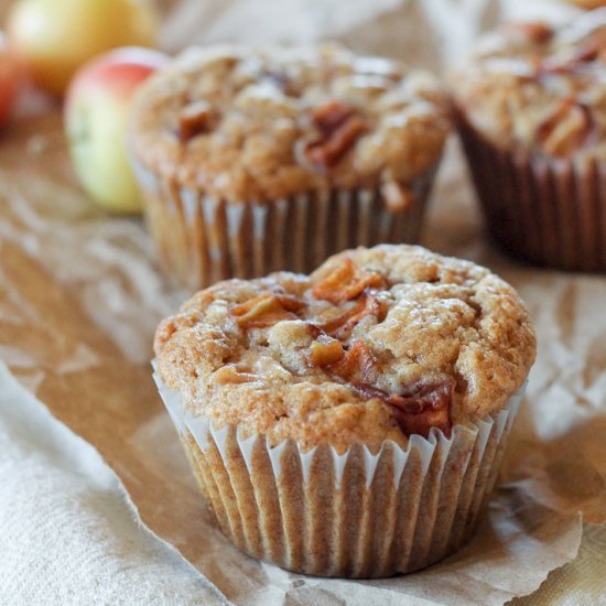 Apple Oatmeal Muffins